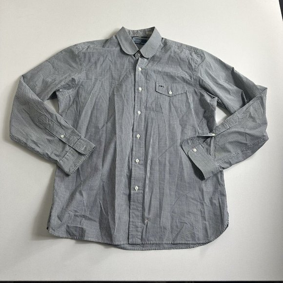 Polo Ralph Lauren Button-Down Shirt Mens Size Large Long Sleeve Plaid Casual - Picture 1 of 11